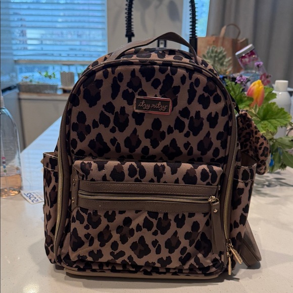 Itzy Ritzy Leopard Print Backpack Mini - Picture 6 of 9